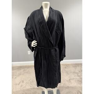 Linen Dreams Robe Or Dress 100% Linen Kimono Belted Lightweight Summer Oversized